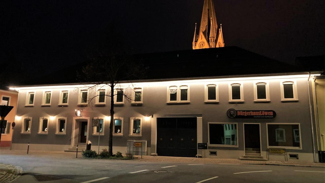 Buergerhausloewen Hotel Philippsburg Bagian luar foto