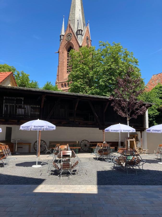Buergerhausloewen Hotel Philippsburg Bagian luar foto